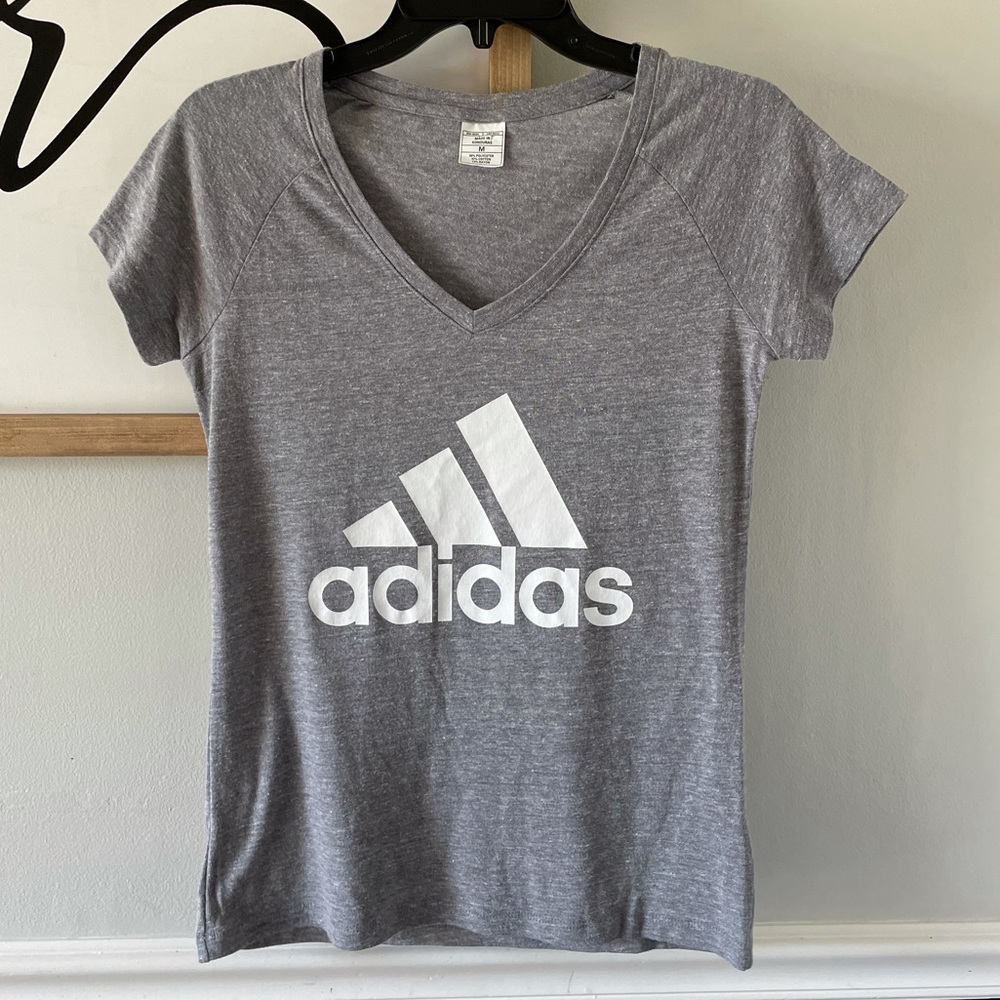 Adidas Logo Short Sleeve T Shirt Size Medium